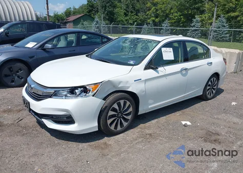 2017 Honda Accord Hybrid Ex-L from USA, damaged, VIN JHMCR6F57HC018724